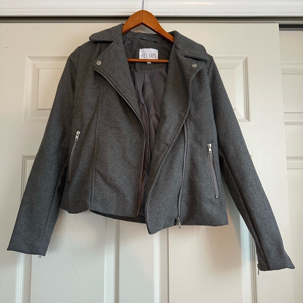 Delia’s Grey Jacket Women’s Size Small